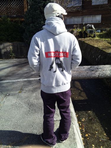 TAKUMI    ZIP HOODY  BACK