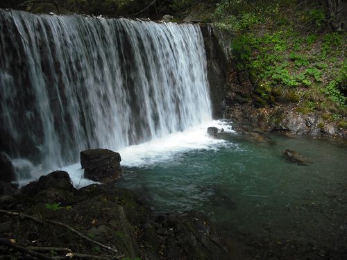 南アルプスの水は澄み切ってます