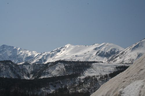 山々がキレイですね！