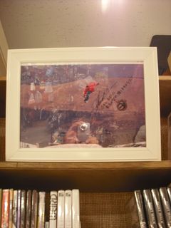 なんと！オレの写真！（サイン入り（笑））