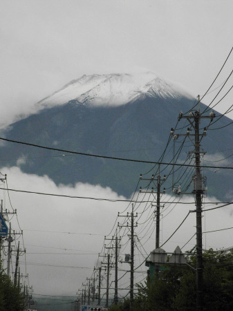 富士山　初冠雪
