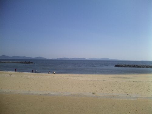 もっぱら山育ちなんで海は新鮮です