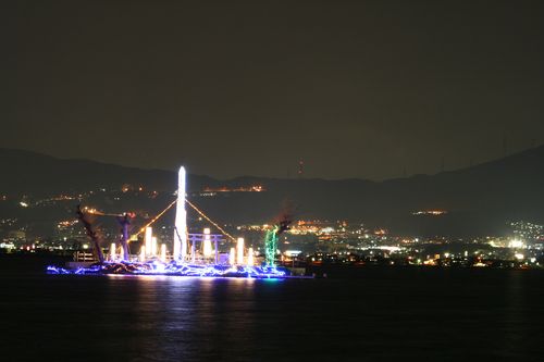 初島ライトアップ
