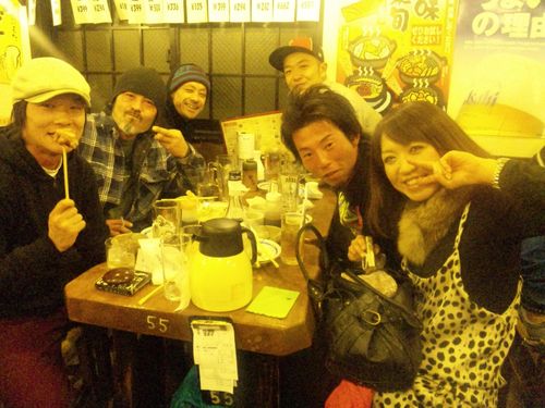 おれ、大和さん、マーサさん、笠原さん、ひとしさん、ちーちゃん